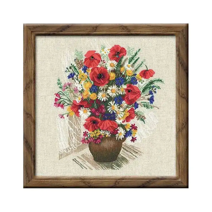 Kreuzstichset Riolis - SOMMERBLUMEN &amp; MOHNBLUMEN 999