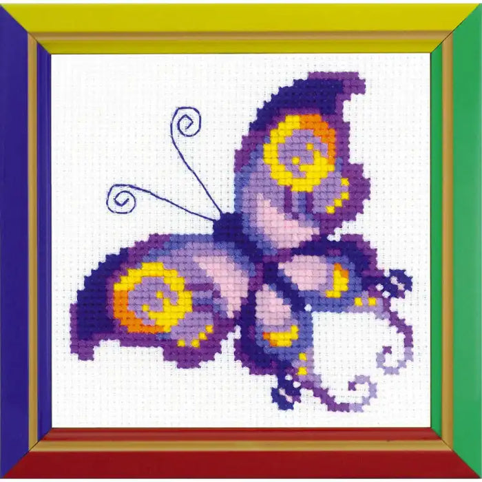 Cross Stitch Kit Riolis - AMETHYST BUTTERFLY HB171