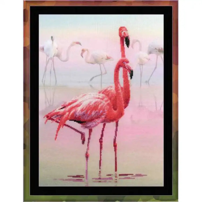 Kreuzstich-Set Riolis - Kreuzstich-Set Riolis - "FLAMINGO" 30X40CM SRPT-0012