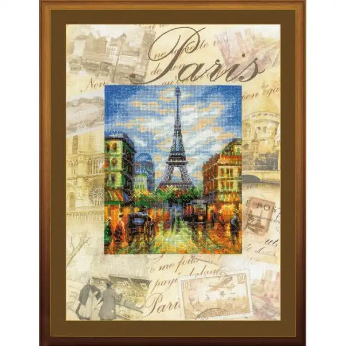 Cross Stitch Kit Riolis - CITIES OF THE WORLD. PARIS 0018 PT