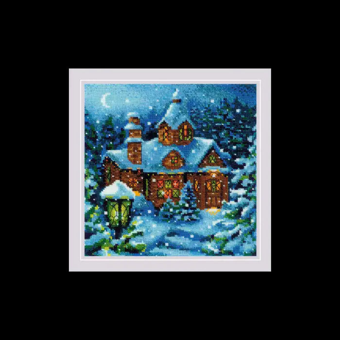 Cross Stitch Kit Riolis - SNOWFALL IN THE FOREST 20X20 SR2029
