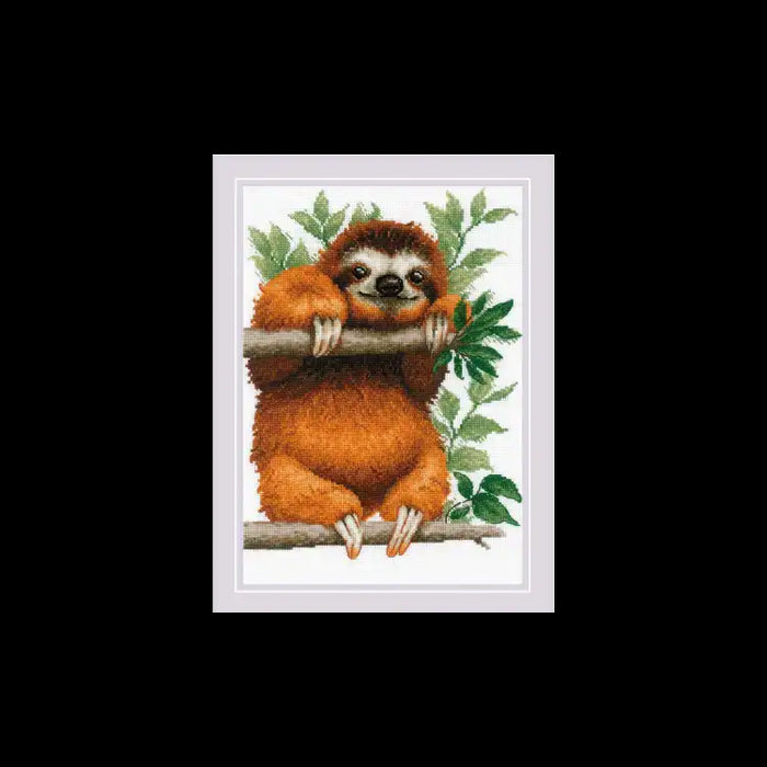 Cross Stitch Kit Riolis - "SLOTH" 21X30 SR2213