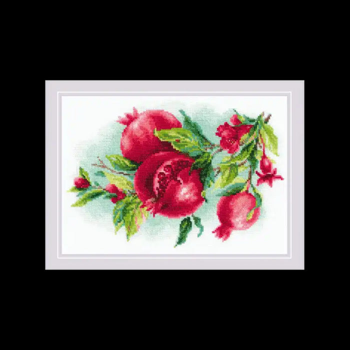 Cross Stitch Kit Riolis - "JUICY POMEGRANATE" 30X21 SR2175