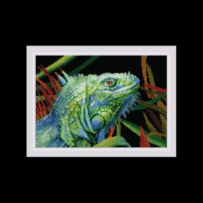 Cross Stitch Kit Riolis - "IGUANA" 30X21 SR2192