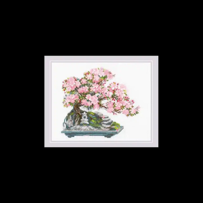 Cross Stitch Kit Riolis - BLOOMING BONSAI 30X24 SR2042