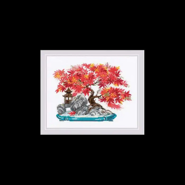 Cross Stitch Kit Riolis - AUTUMN BONSAI 30X24 SR2044