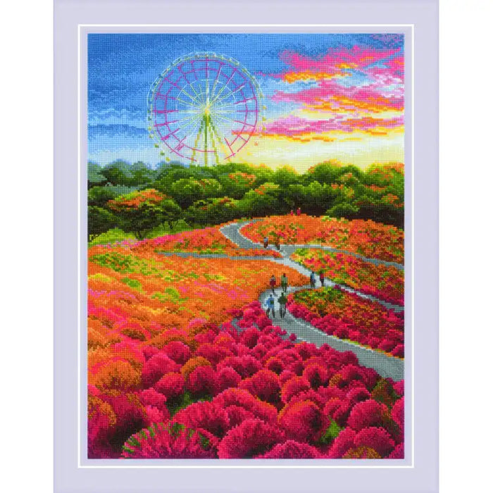 Cross Stitch Kit Riolis - HITACHI SEASIDE PARK 30X40 SR2130