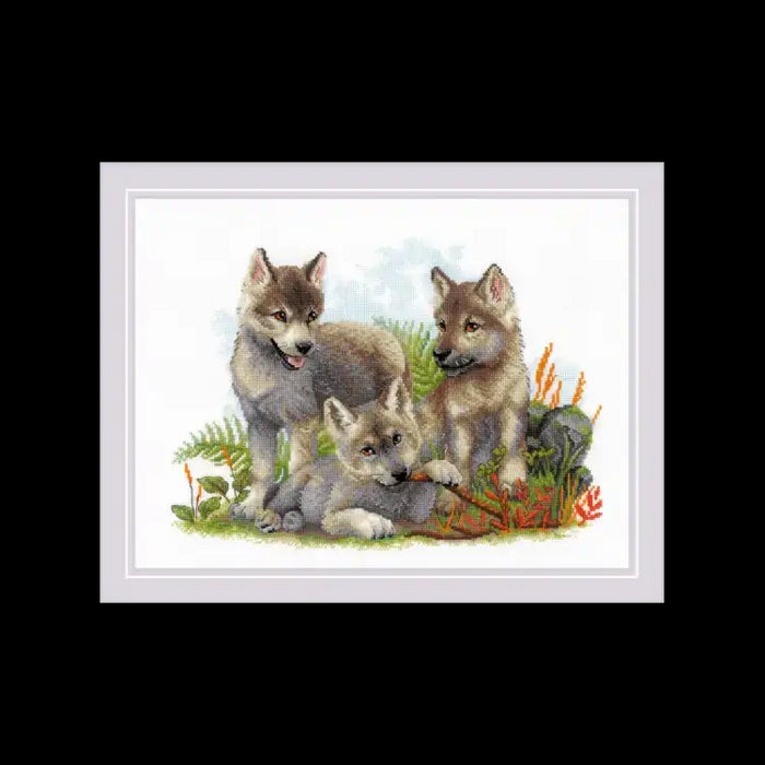 Kreuzstichset Riolis - SÖHNE DES WALDES 40X30 SR2076