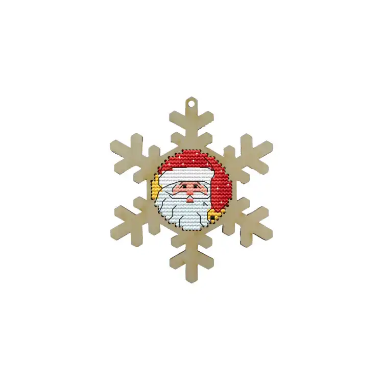 SNOWFLAKE. SANTA KF022/10-1