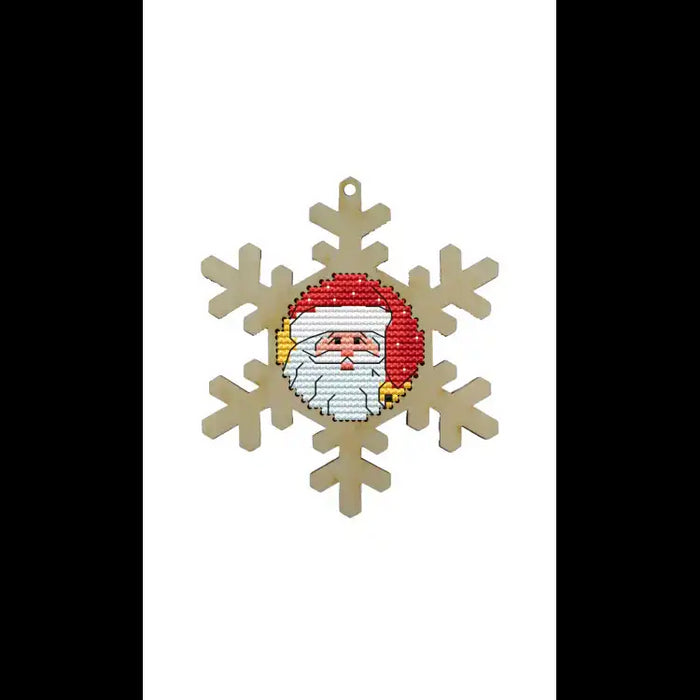SNOWFLAKE. SANTA KF022/10-1