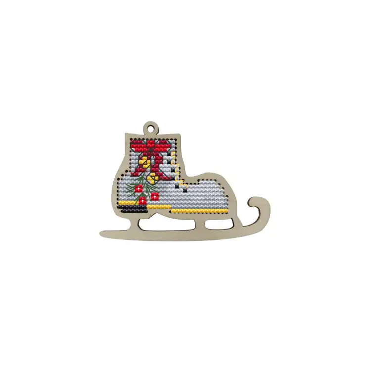GREY CHRISTMAS SKATE KF022/7-5