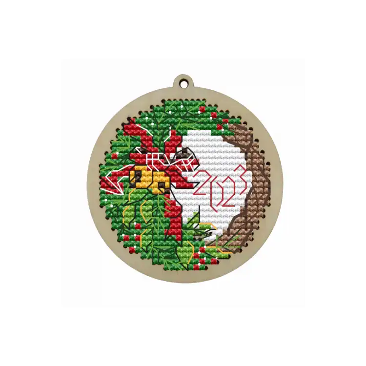 CHRISTMAS BALL "WINTER WREATH" KF022/8-5