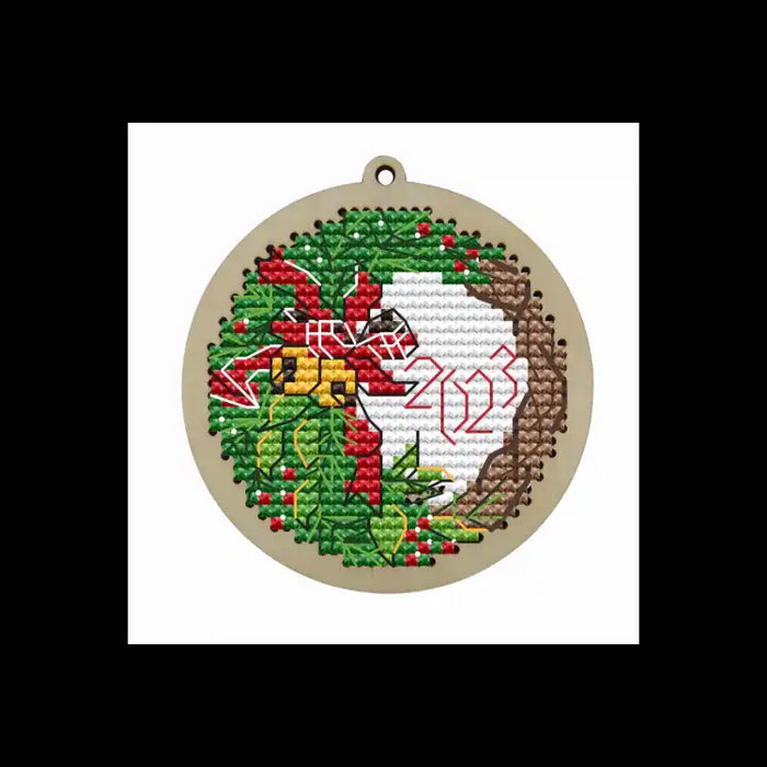 CHRISTMAS BALL "WINTER WREATH" KF022/8-5