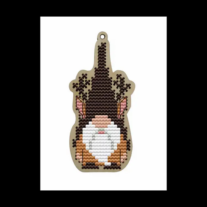 GNOME IN A BROWN HAT KF022/81