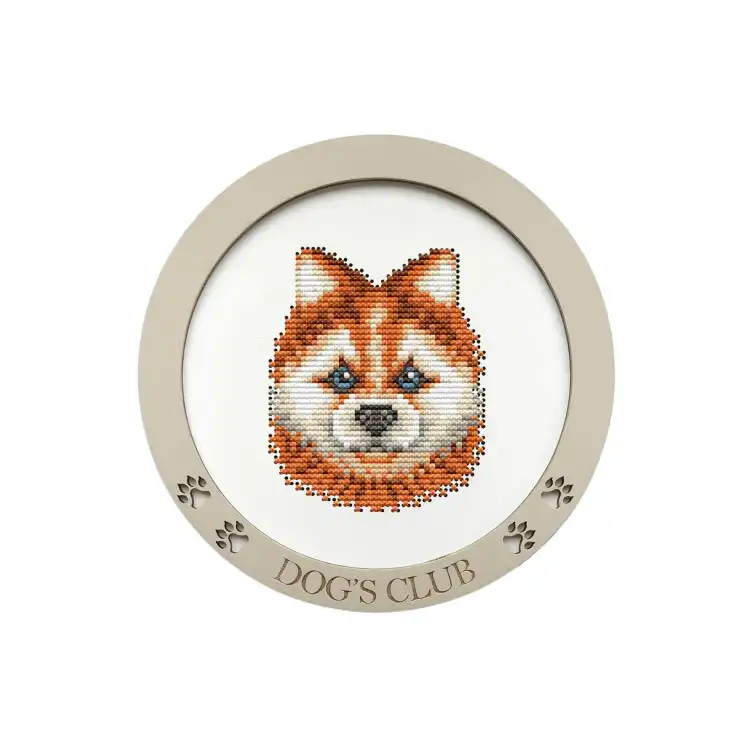 CUTE DOG (WOODEN BASE WITH FRAME) KF058/7