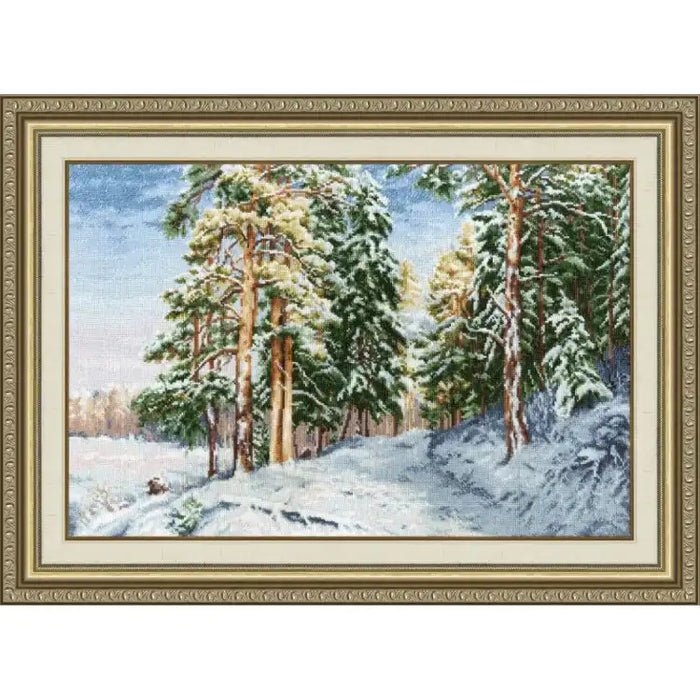 COUNTED CROSS STITCH KIT "THE CHARM OF WINTER" S/LP064