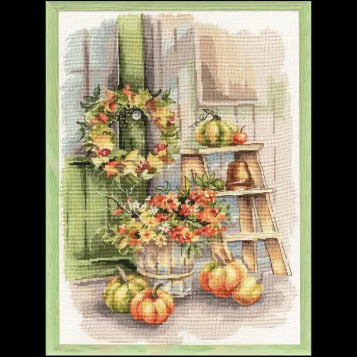 CROSS STITCH KIT AT THE PORCH S/MD020