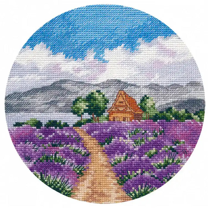 Cross Stitch Kit Oven - MINIATURE. LAVENDER S1480