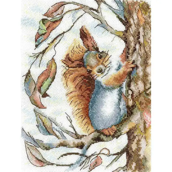 Cross Stitch Kit Andriana - "SQUIRREL" SANB-20