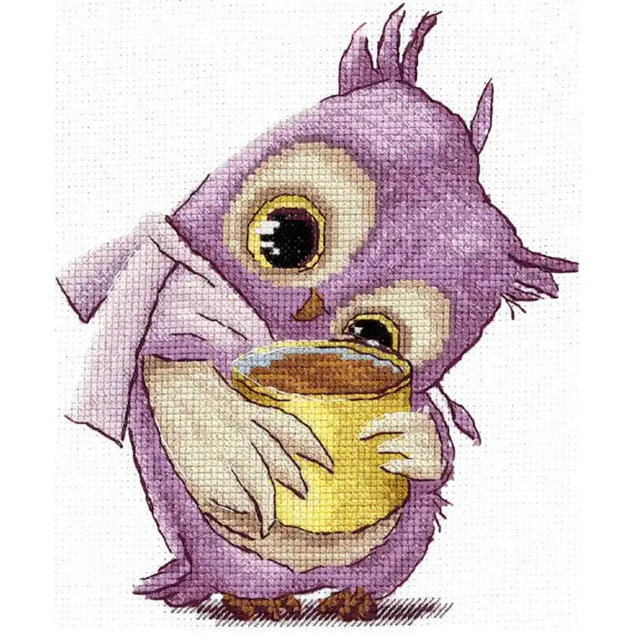 Kreuzstichset Andriana - Kaffeeliebhaber. EULE SANK-61