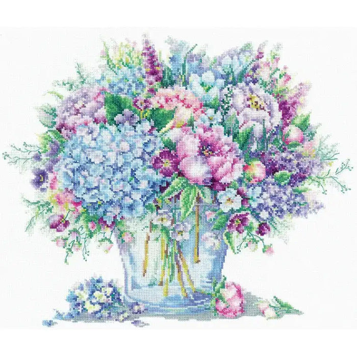 Cross Stitch Kit Andriana - "SUMMER BOUQUET" SANL-22