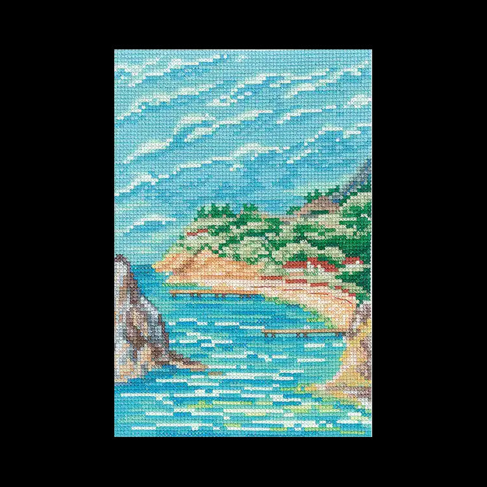 Kreuzstichset Andriana - Küste. Golf SANP-59