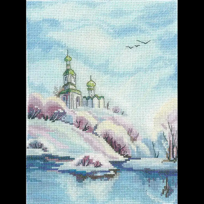 Cross Stitch Kit Andriana - SPRING. THAW SANV-34