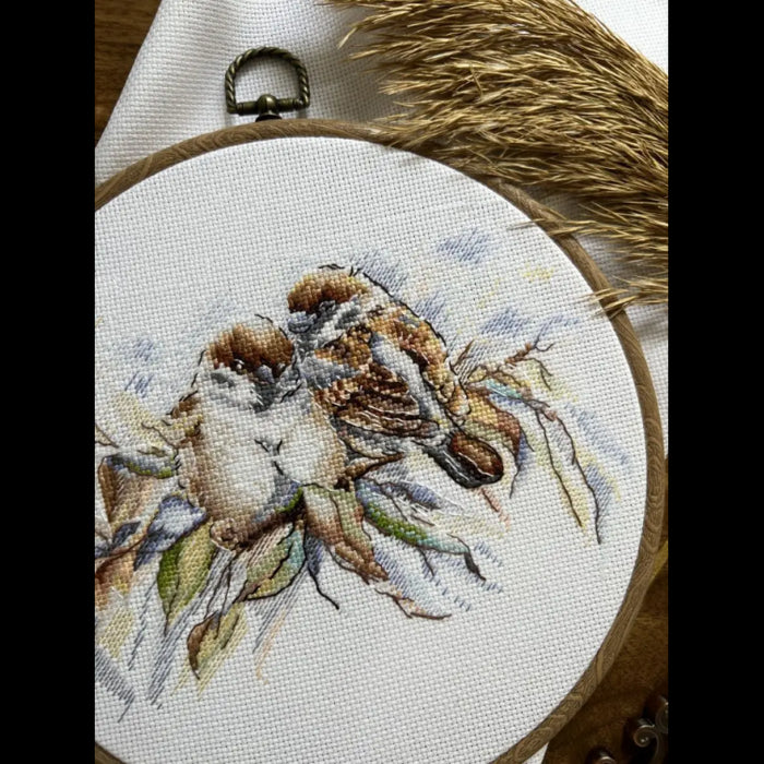 Cross Stitch Kit Andriana - Sparrows, S-41