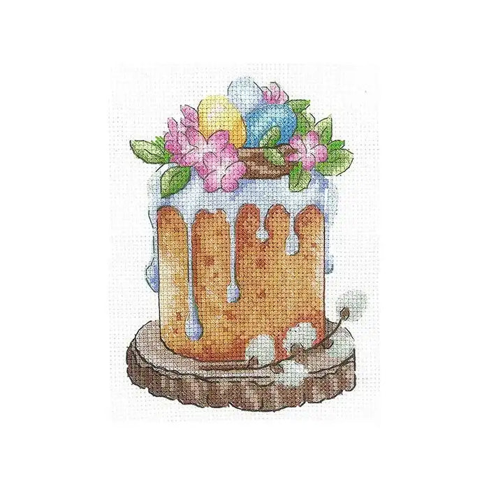 Cross Stitch Kit Andriana - SPRING CAKE SANV-46