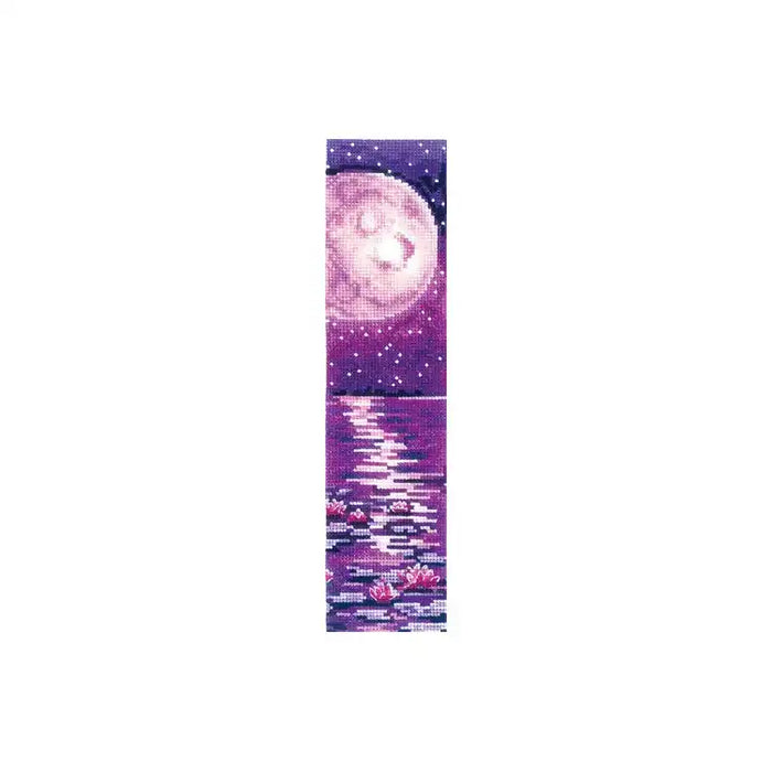 Cross Stitch Kit Andriana - BOOKMARKS. PURPLE MOON SANZ-57