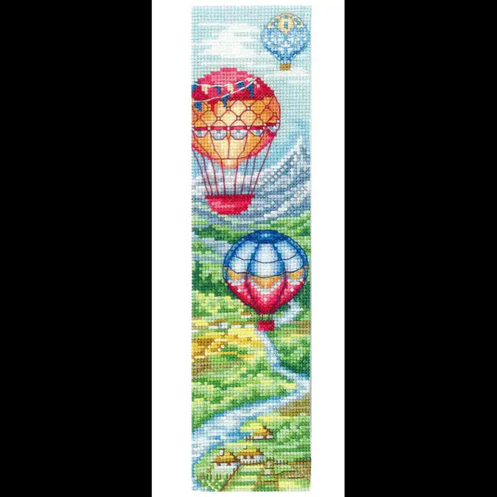 Cross Stitch Kit Andriana - BOOKMARKS "FLIGHT OVER THE VALLEY" SANZ-70
