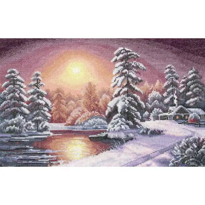 Cross Stitch Kit Andriana - "WINTER DAWN" SANZ-72