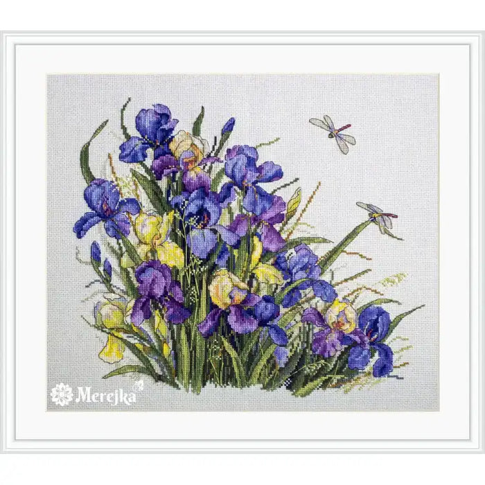 Cross Stitch Kit Merejka - IRISES SK122A