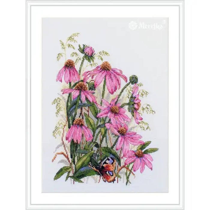 Cross Stitch Kit Merejka - CONEFLOWERS SK124