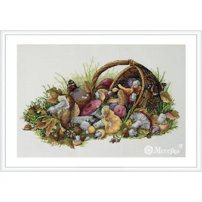 Cross Stitch Kit Merejka - MUSHROOMS SK127
