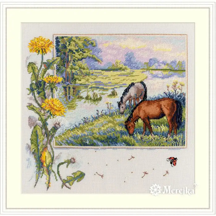 Cross Stitch Kit Merejka - HORSES SK139