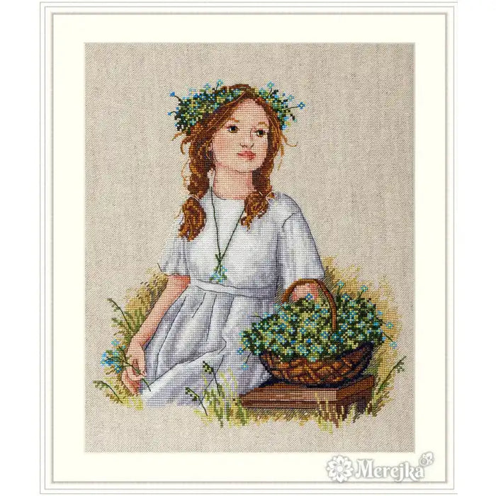 Cross Stitch Kit Merejka - FORGET-ME-NOT SK143A