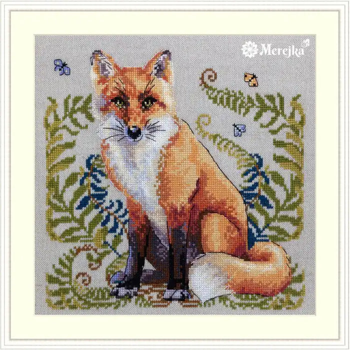 Cross Stitch Kit Merejka - THE FOX SK144A