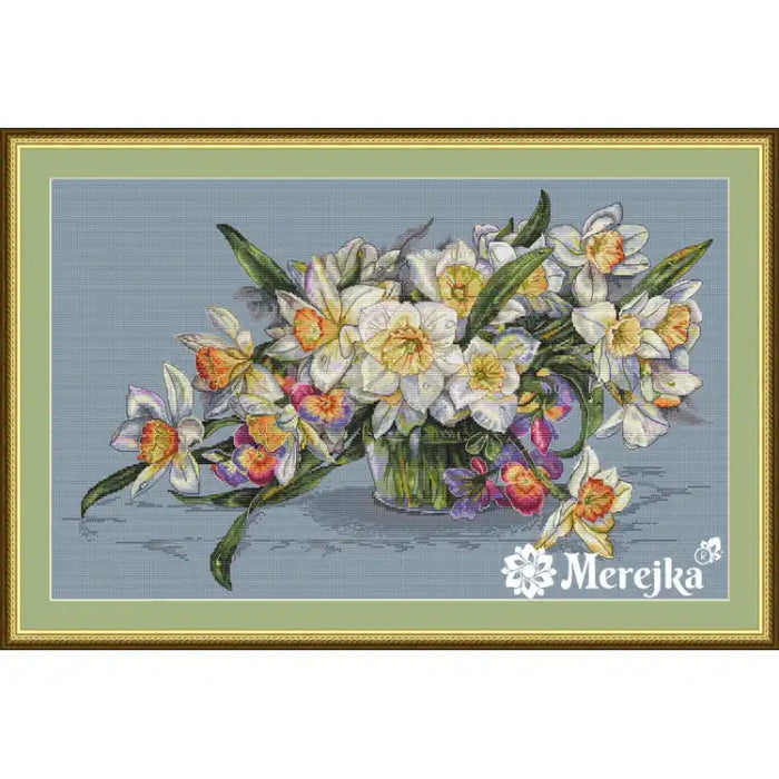 Cross Stitch Kit Merejka - DAFFODILS SK14