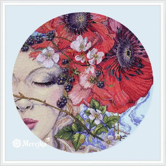 Kreuzstichset Merejka - SIE SCHLÄFT SK185