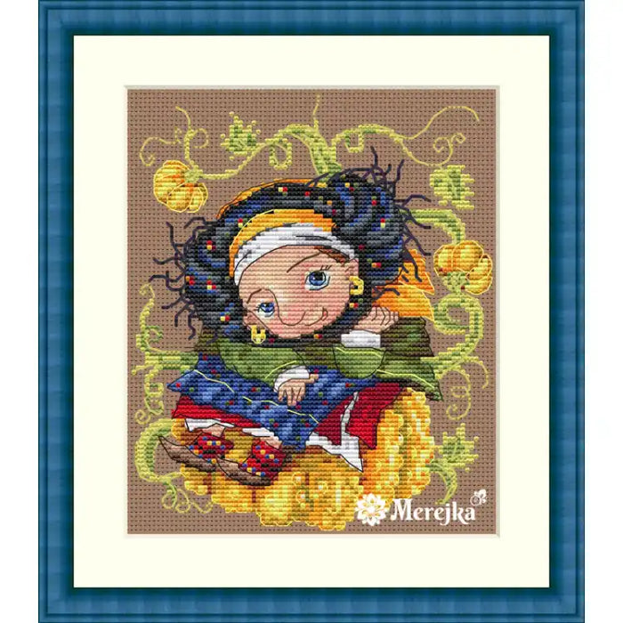Kreuzstichset Merejka - KÜRBIS SK49