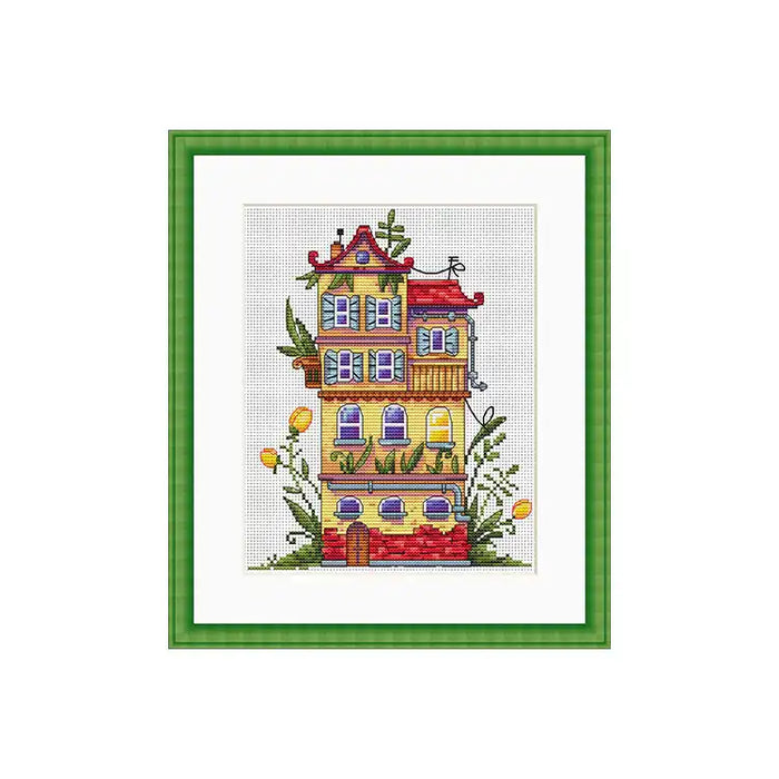 Kreuzstichset Merejka - FRÜHLINGSHAUS SK52