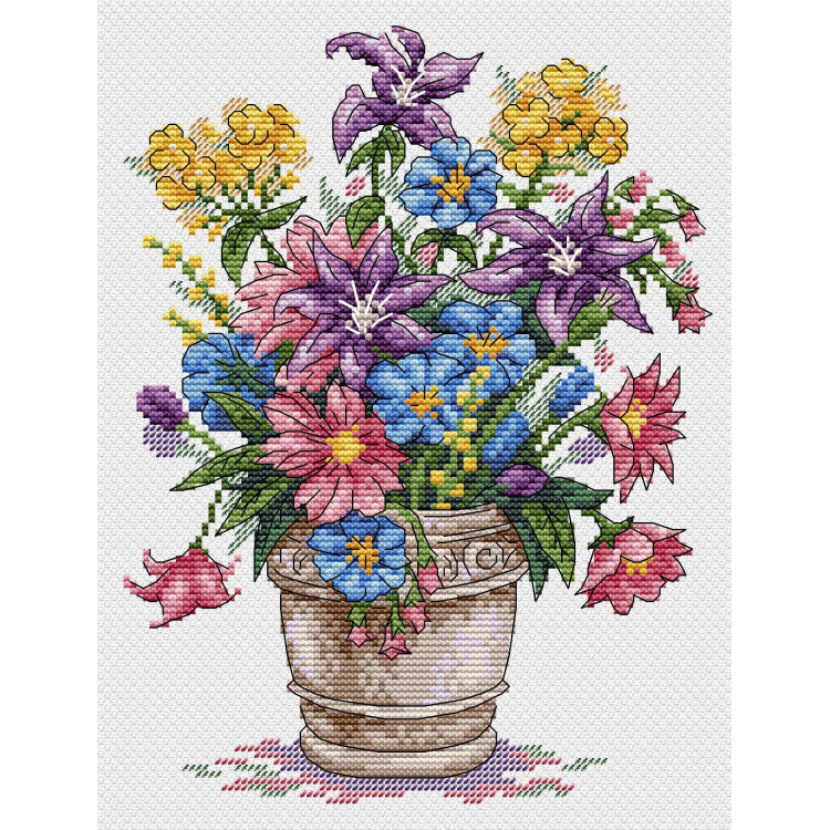 Kreuzstichset MP Studiea – Blumenstrauß der Inspiration, SM-501