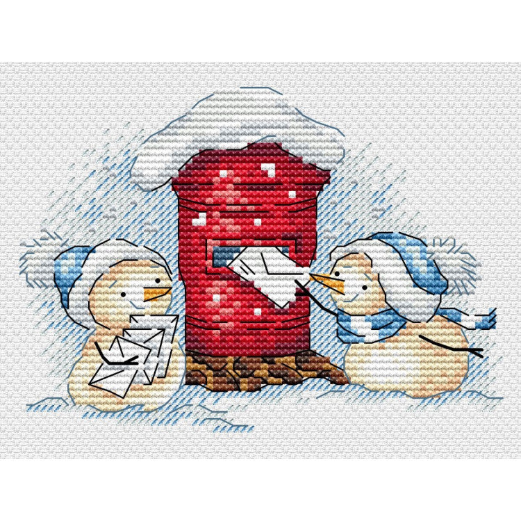 Cross Stitch Kit MP Studia - Letter to Santa Claus, SM-678