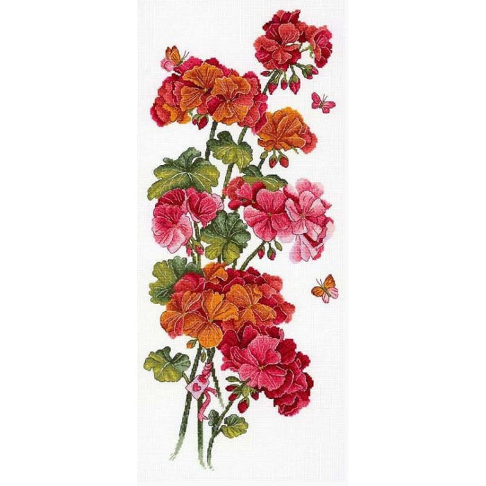 Cross Stitch Kit MP Studia - Geranium, SNV-742