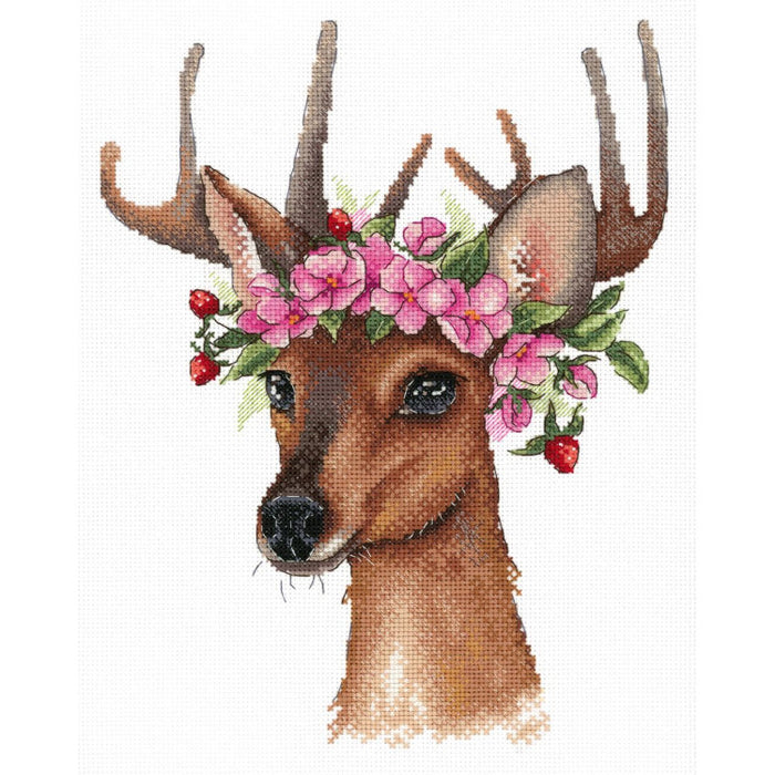 Cross Stitch Kit MP Studia - Forest Deer, NV-791