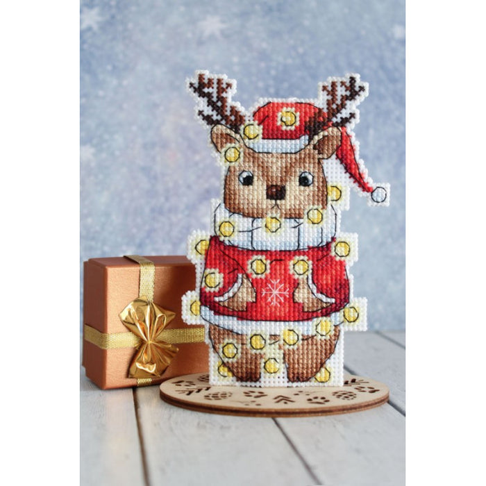 Cross Stitch Kit MP Studia - Christmas deer, SR-873