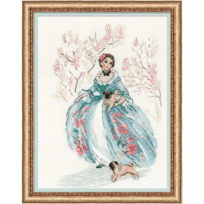 Cross Stitch Kit Riolis - ROCOCO. STROLL SR1723
