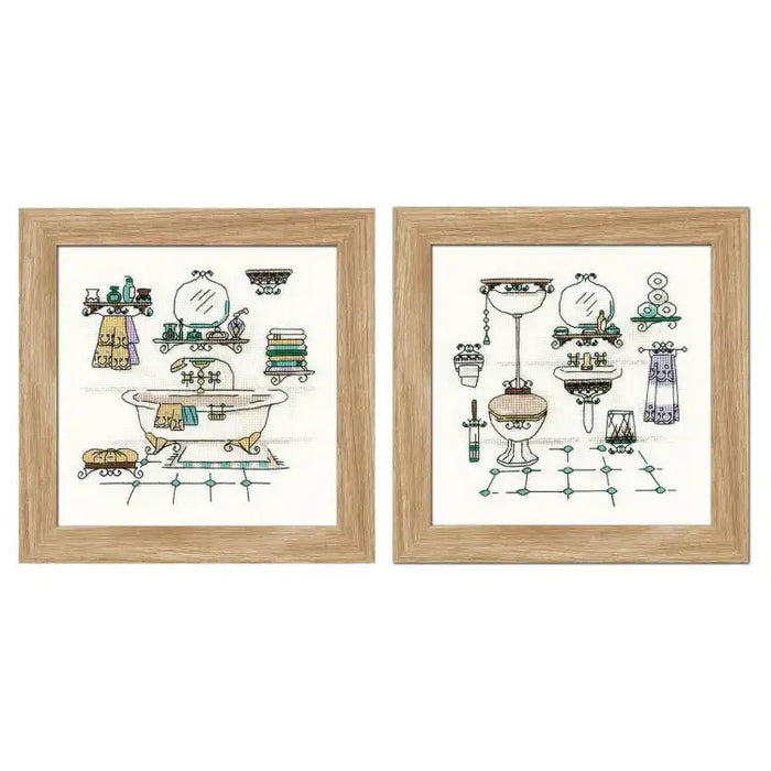 Cross Stitch Kit Riolis - BATHROOM INTERIOR SR1737