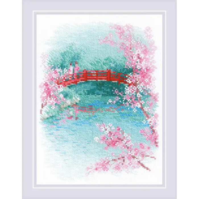 Cross Stitch Kit Riolis - SAKURA. BRIDGE SR1745